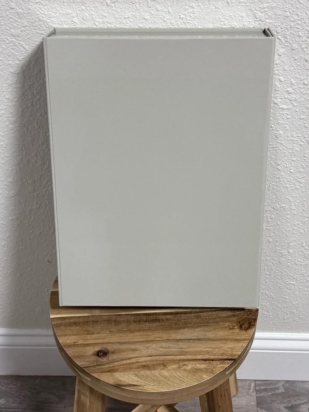 HAY Denmark Minimalist Grey Box Medium Magnetic Storage Organizer EUC